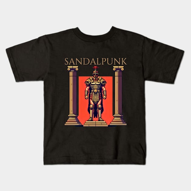 Sandalpunk Kids T-Shirt by DystoTown